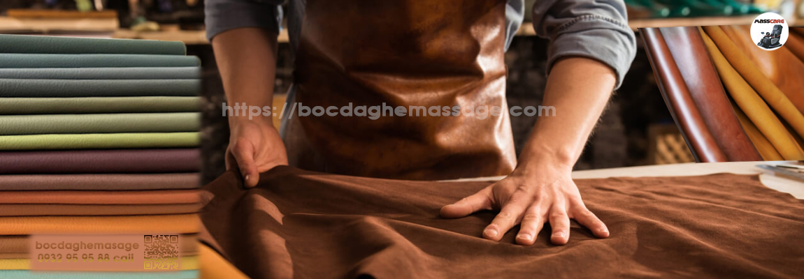 Phục hổi thay mới da ghế massage - Nhận bọc tại gia đình vào khung giờ thuận tiện