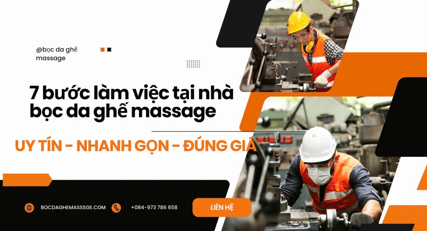 Bọc da ghế massage tại nhà đúng giá