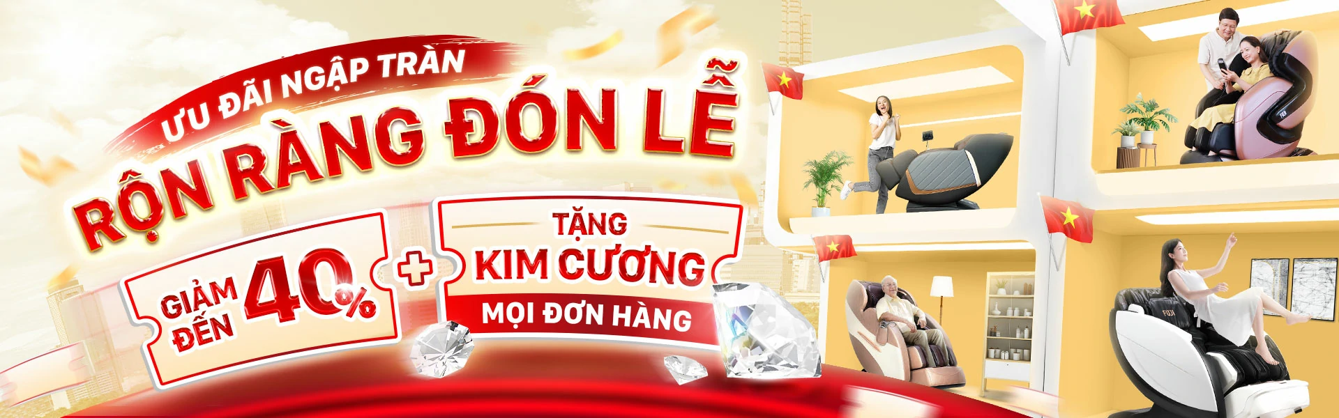 Giá bọc da ghế massage khyến mại